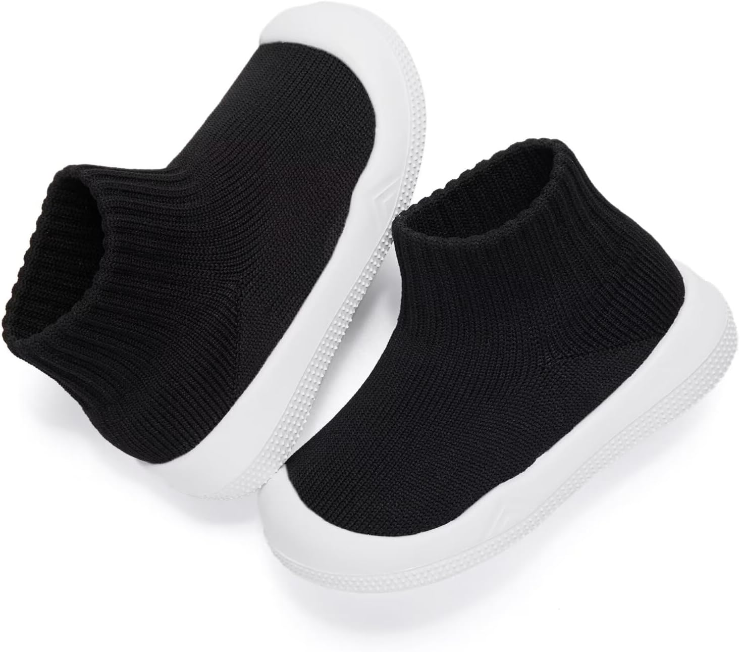 Eashi Baby Boy Girl Non-Skid Indoor Infant Walking Shoes Breathable Warm Elastic Sock Shoes with