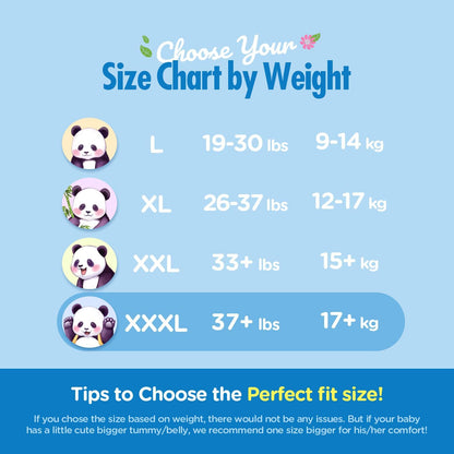 Pull-On Baby Diapers | Ultra-Slim, Hypoallergenic, Super Soft, Vegan | Size 7 (5T-6T, 37 lbs and