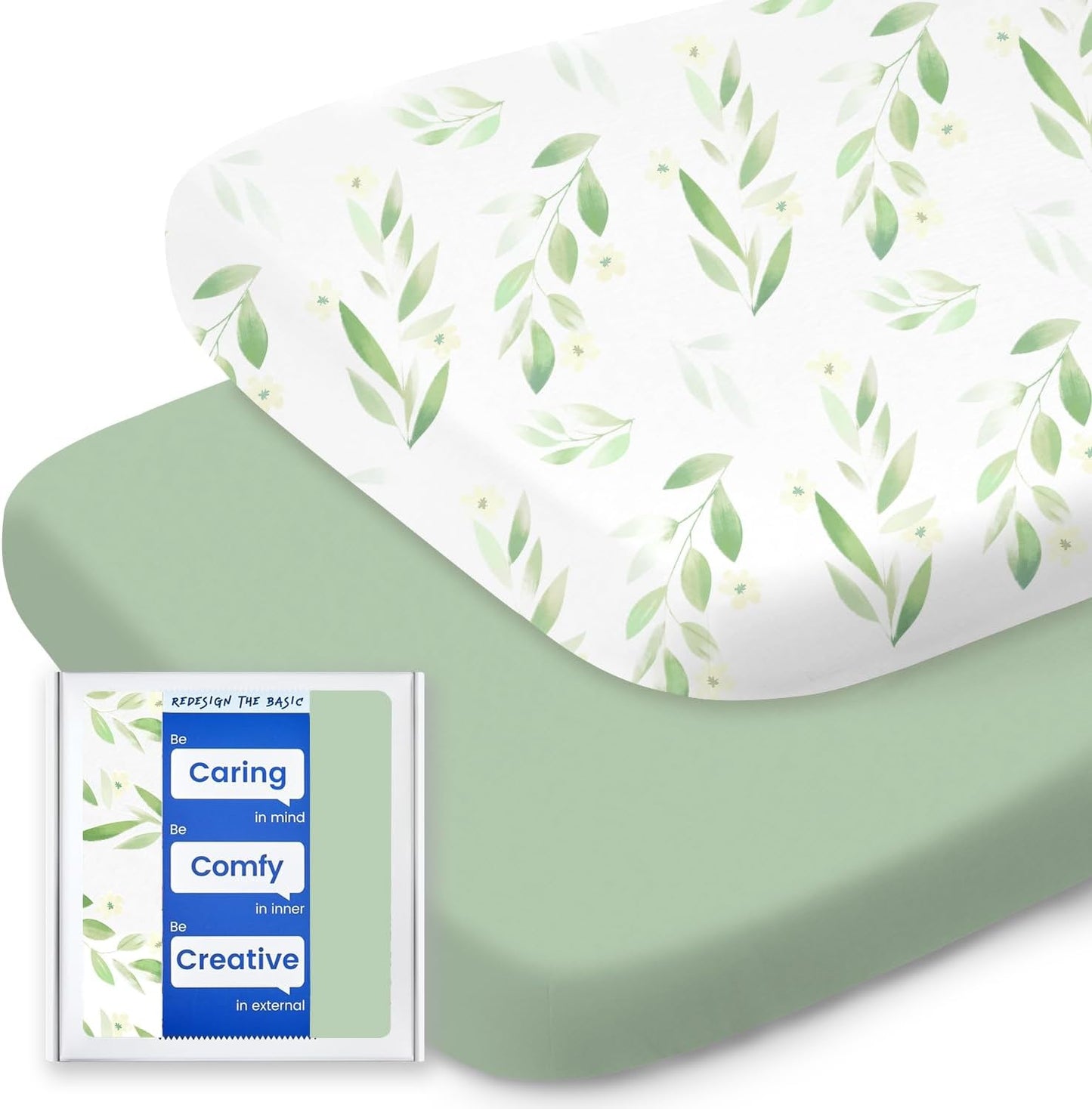 Bassinet Sheets for Baby Boy Girl, TotBasic Buttery Soft Universal Bassinet Fitted Sheet