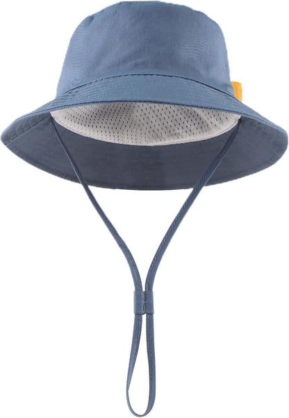 JANGANNSA Cotton Baby Sun Hat Infant Toddler Boys Girls Bucket Hats Summer Sun Protection Kids