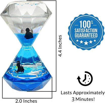 YUE MOTION Liquid Motion Bubbler - Calming Toys for Kids and Adults - Liquid Hourglass - Handheld