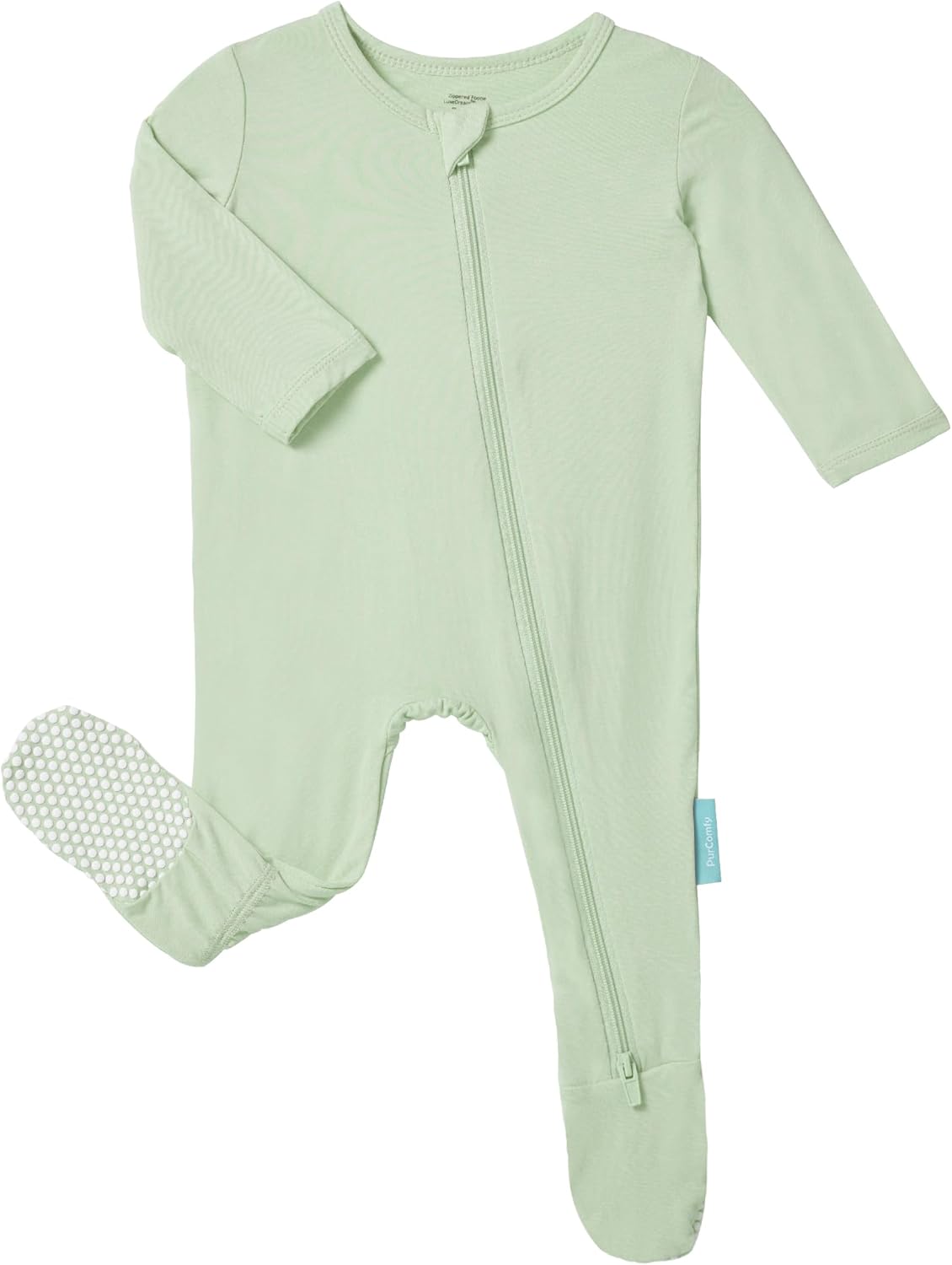 Baby Zipper Footie Pajamas, Supersoft Bamboo Rayon Baby Footed Pjs Boy Girl 0-3-6-9-18-24 Month