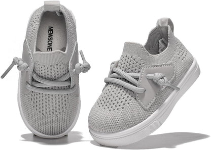 Newsonet Baby Shoes Boys Girls First Walking Breathable Non Slip Walker Sneakers Soft Sole 6 9 12