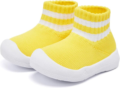 Eashi Baby Boy Girl Non-Skid Indoor Infant Walking Shoes Breathable Warm Elastic Sock Shoes with