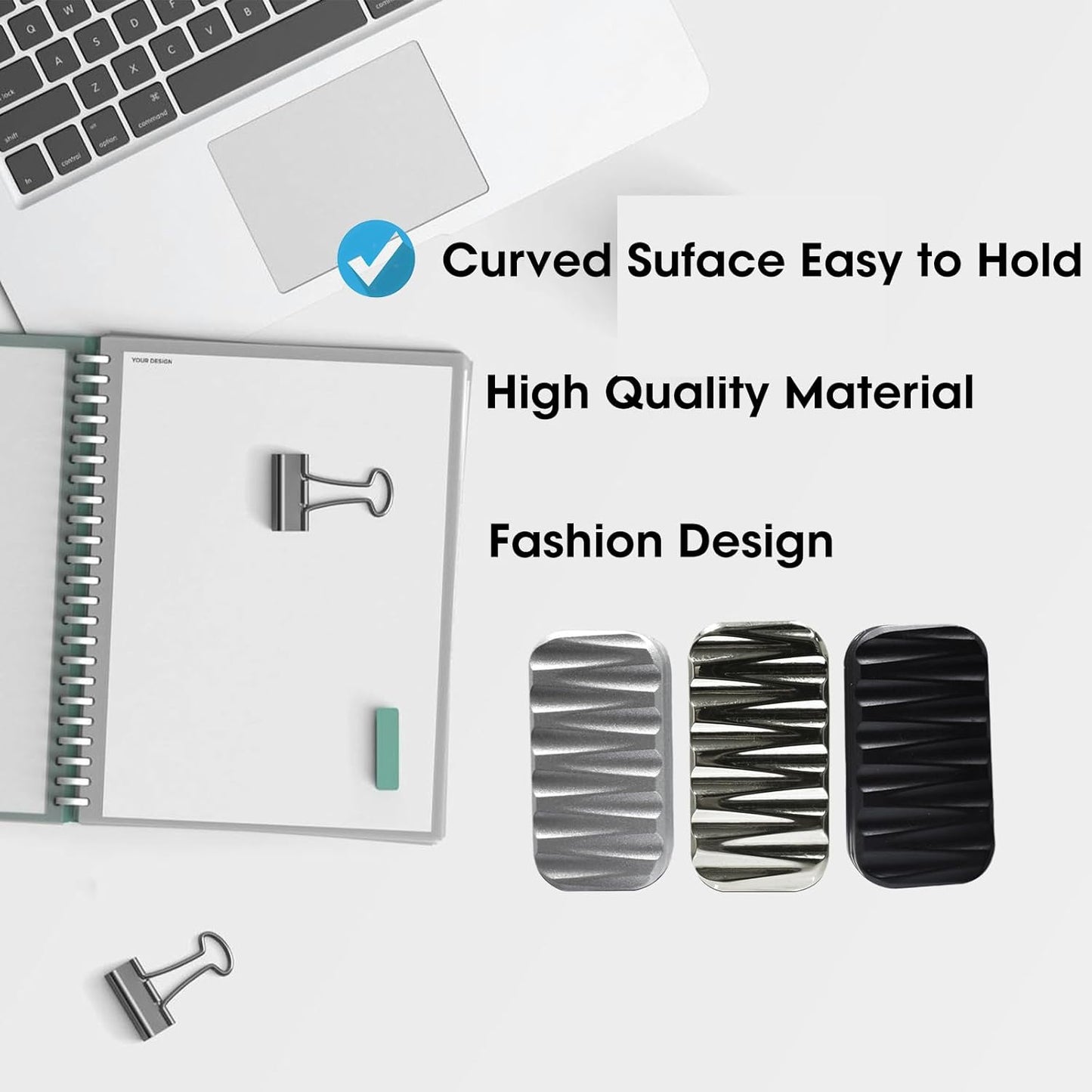 Fidget Slider 3 Layer EDC Metal Magnetic Fidget Toys Adults, Desk Toys Gift for Stress Relief