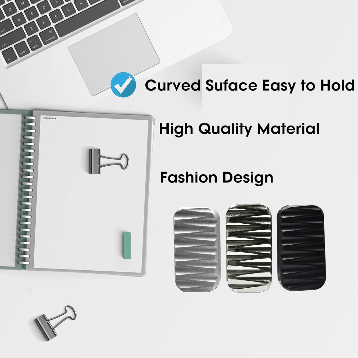 Fidget Slider 3 Layer EDC Metal Magnetic Fidget Toys Adults, Desk Toys Gift for Stress Relief