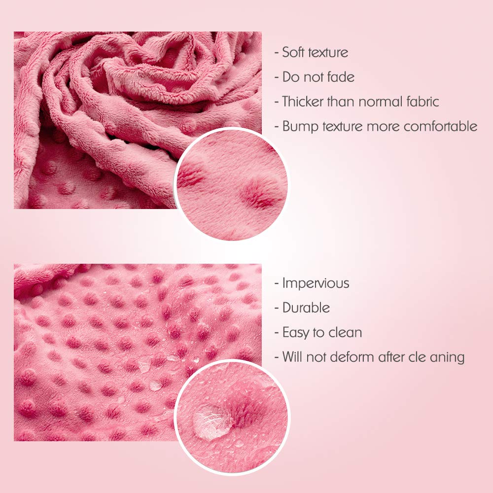Baby Changing Pad Cover, Super Soft Plush Dot Diaper Changing Table Covers for Baby Girls and Boys