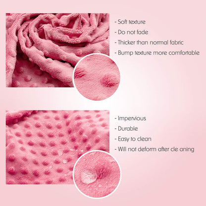 Baby Changing Pad Cover, Super Soft Plush Dot Diaper Changing Table Covers for Baby Girls and Boys