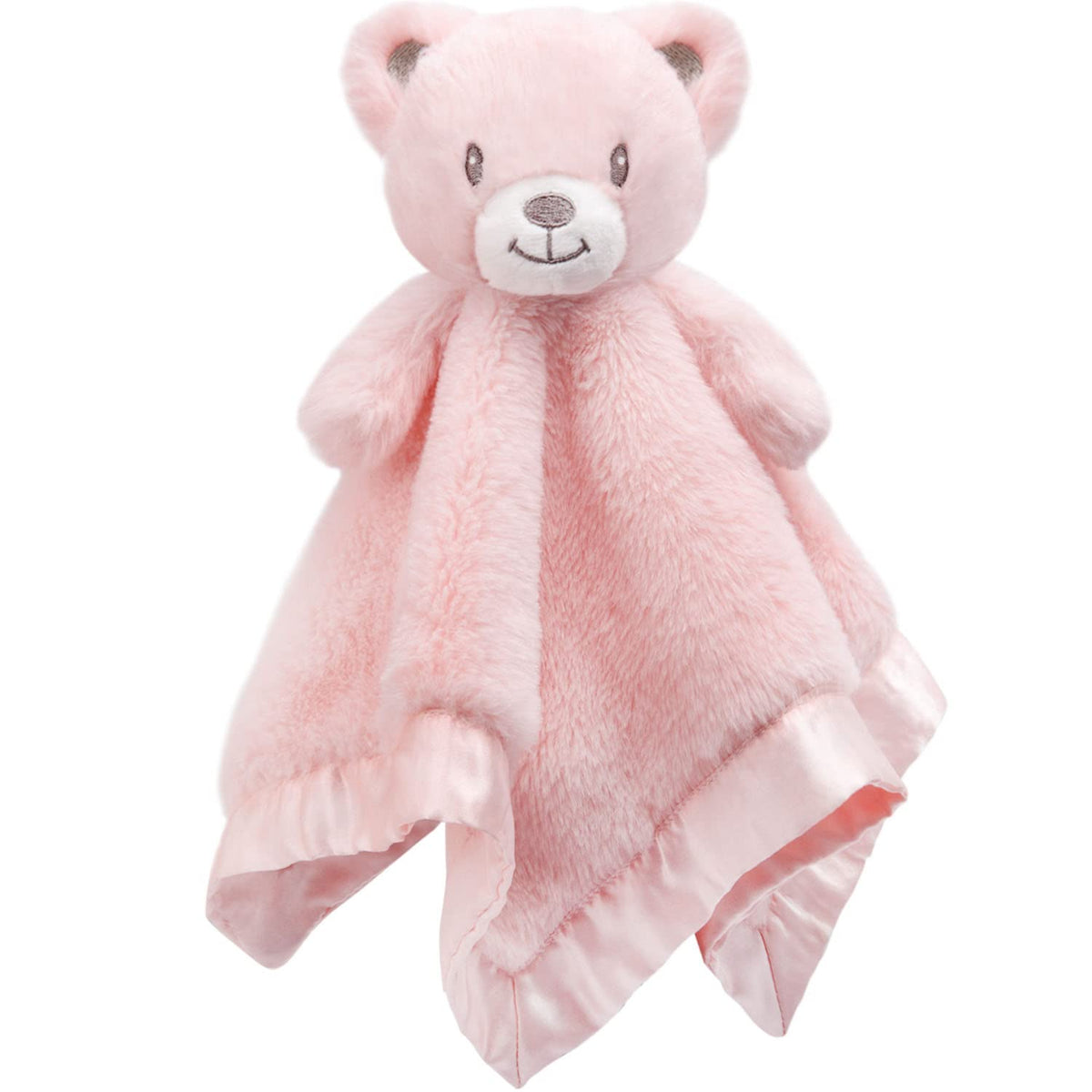 Baby Bear Security Blanket Soft Minky Baby Lovey Animal Plush Blanket Unisex Lovie Gift for