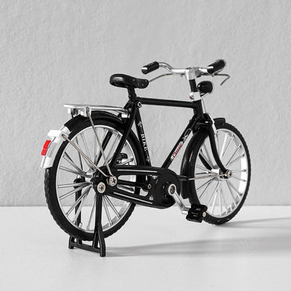 Miniature Alloy Bicycle Collections Bookshelf Decor, Metal Art Home Accessories, Desk Accessories