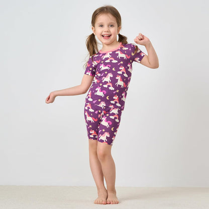 pureborn Baby Toddler Kids Viscose from Bamboo Pajamas Set Pjs 2pcs 18M-8Y