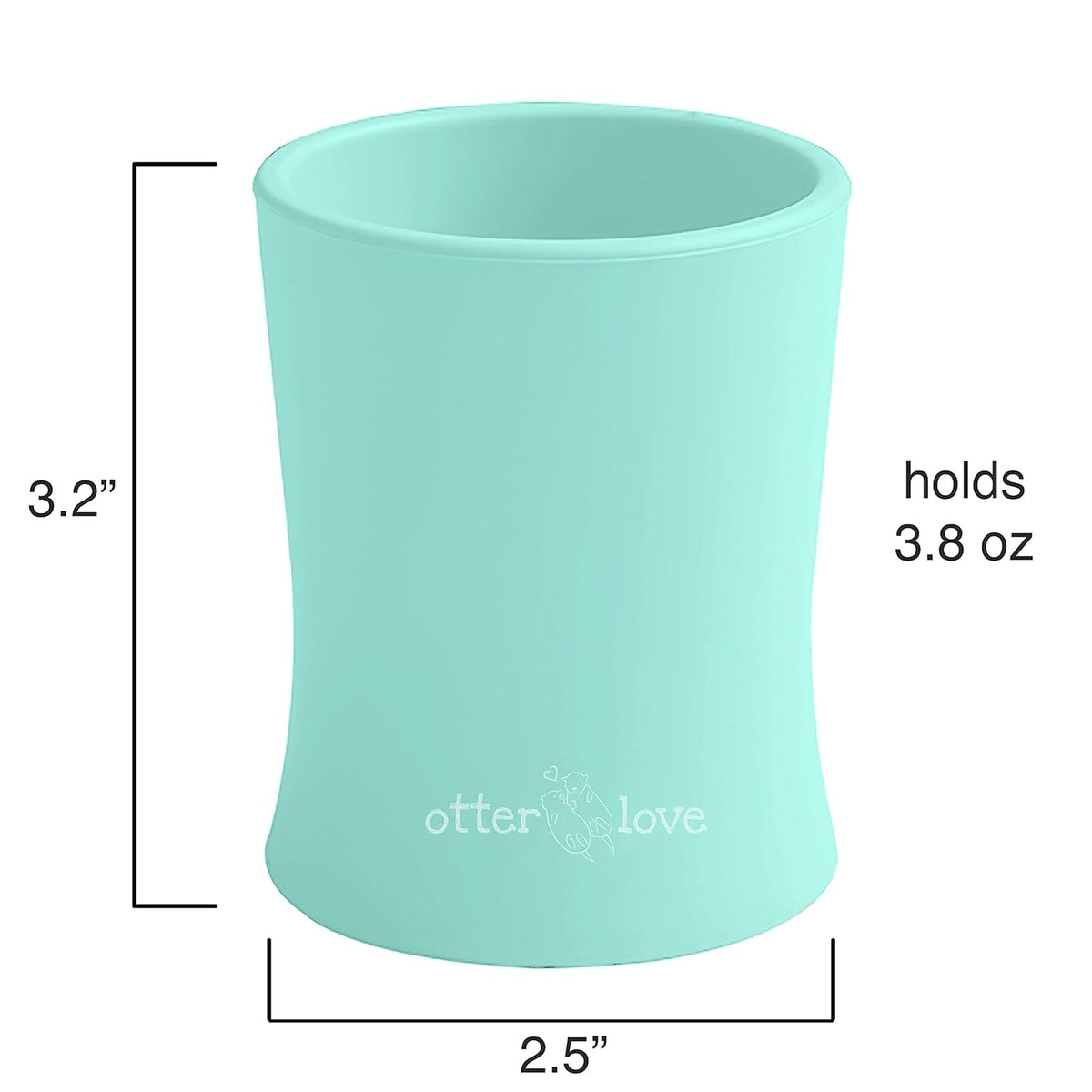 otterlove Silicone Baby & Toddler Training Cup - Pediatric OT Approved - 100% Platinum Pure LFGB