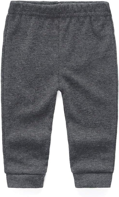 Unisex Newborn Baby Cotton 4-Pack Pants Embroidery Pringting Casual Leggings 0-24 Months for Boys