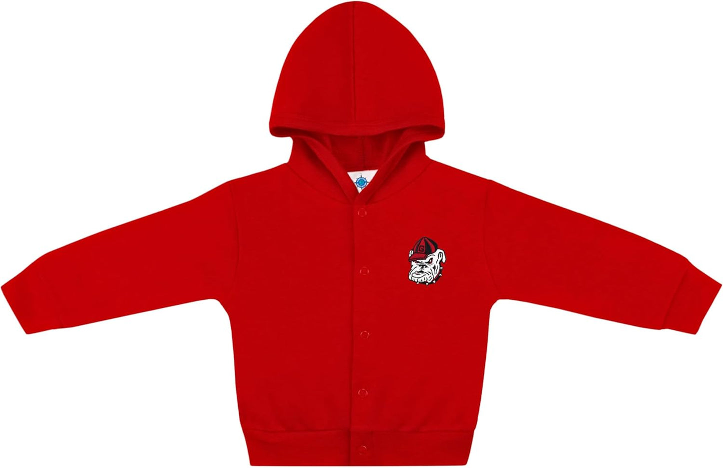 Creative Knitwear College Baby Snap Hooded Jacket - Team Logo, Multiple Colors, for Boys & Girls