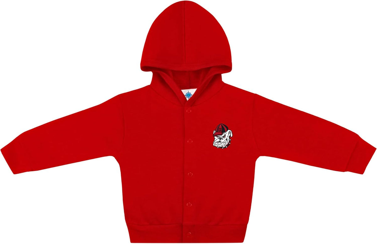 Creative Knitwear College Baby Snap Hooded Jacket - Team Logo, Multiple Colors, for Boys & Girls