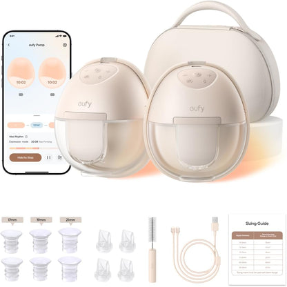 eufy Security Heated Wearable Breast Pump S1 Pro, Slim Hands-Free with Industry-Leading HeatFlow