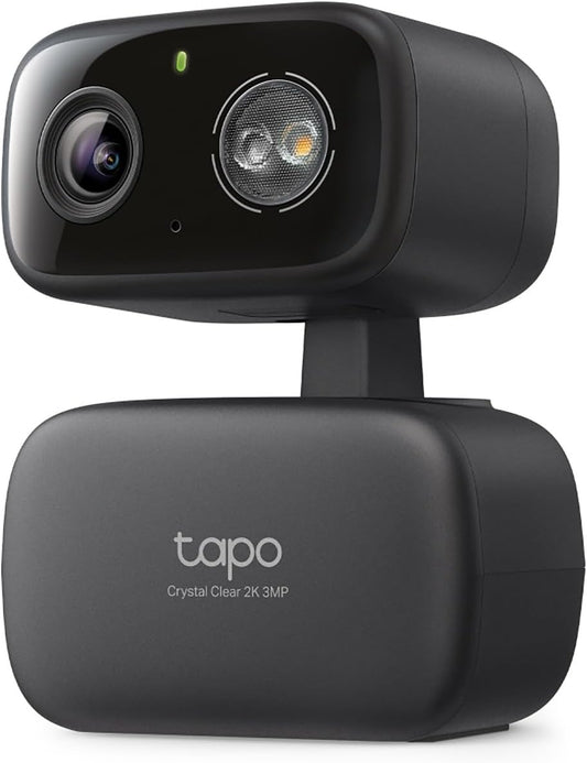 Tapo 2K 3MP Pan/Tilt Indoor/Outdoor Security Camera, Free Person/Baby Cry Detect & Motion Track