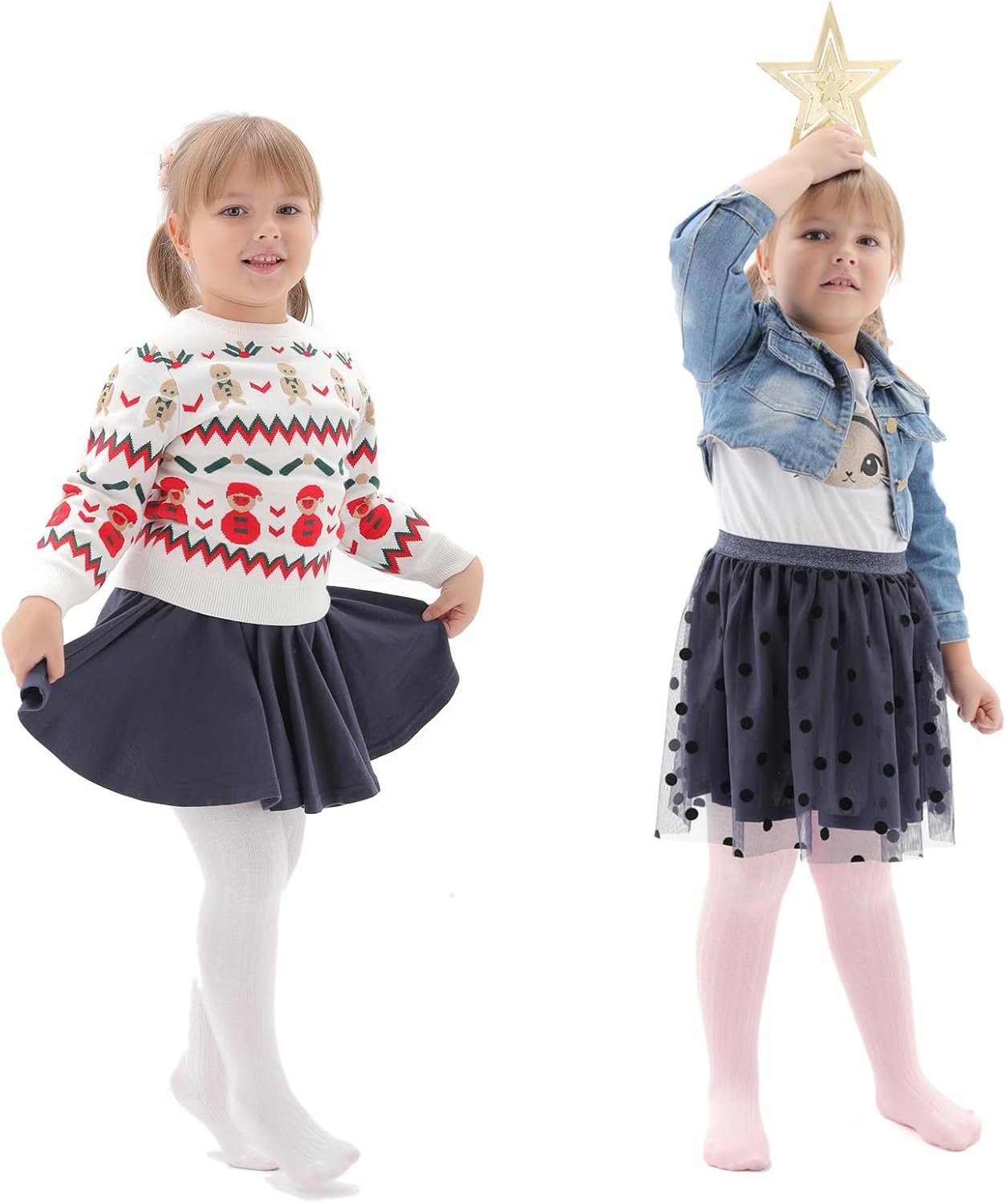 EPEIUS Baby Girl Tights Thick Cable Knit Leggings Stockings Cotton Pantyhose for Newborn Infant