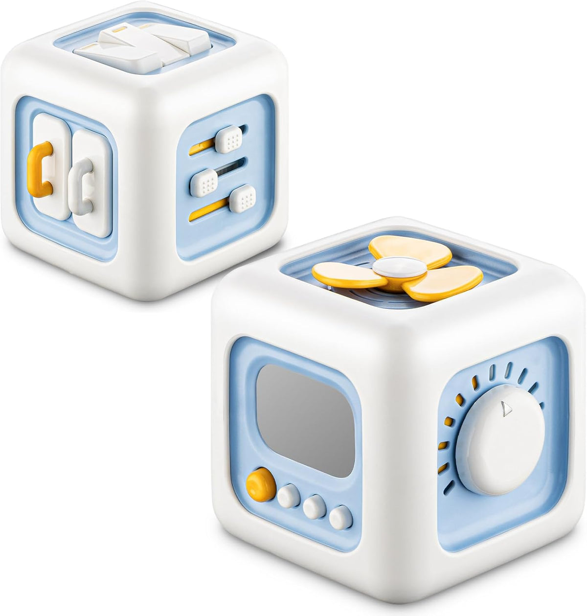 Busy Cube Toys for 1 Year Old, Montessori for 1+ Year Old, Travel Toys for Toddlers 1-3, Learning
