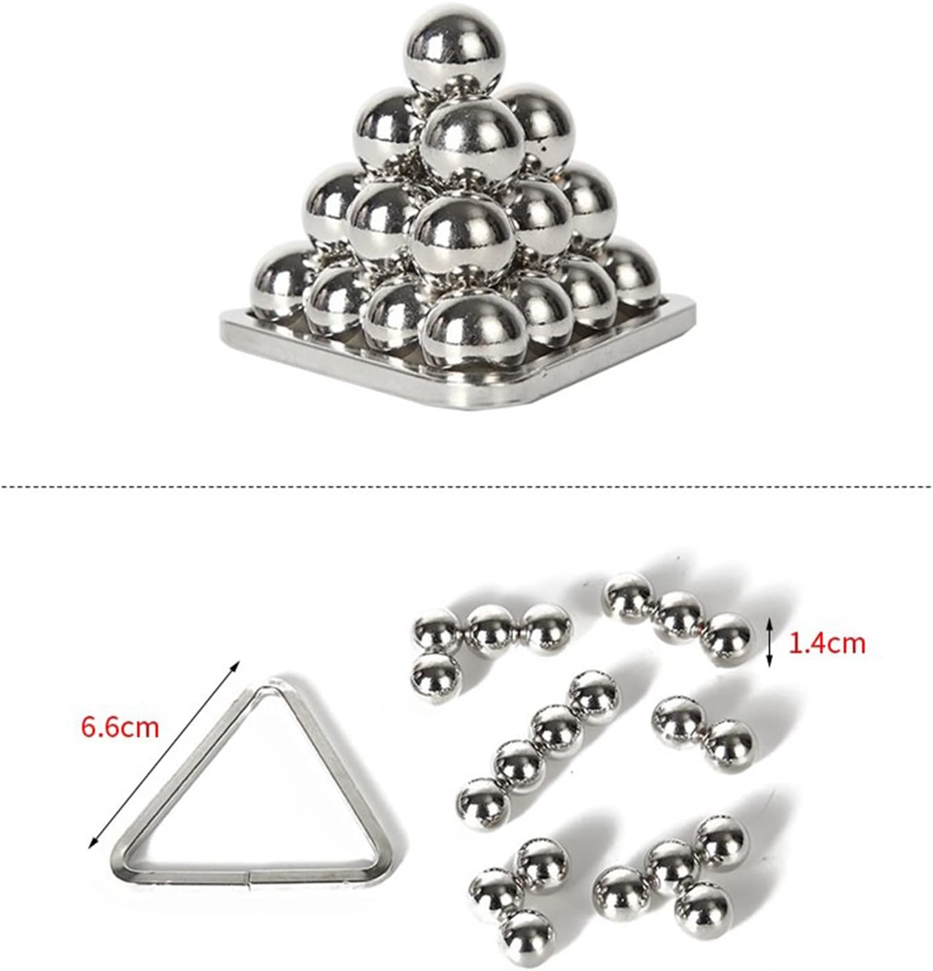 28 pcs IQ Test Puzzle Metal Wire Puzzles Mind Game Educational Toys High Difficulty Brain Teaser