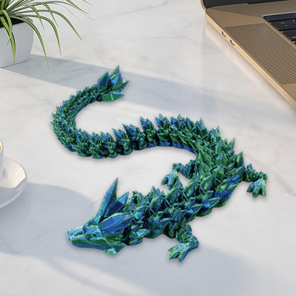 3D Printed Dragon Egg, Mystery Crystal Dragon Egg Fidget Toys Surprise, Articulated Crystal Dragon