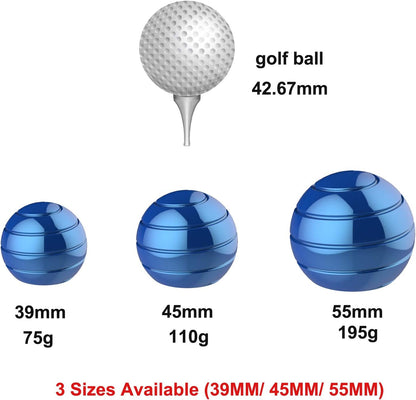 Kinetic Spinner Desk Toy, 2.17'' Giant Kinetic Stree Relief Desk Toy Ball, Office Fidget Toys for
