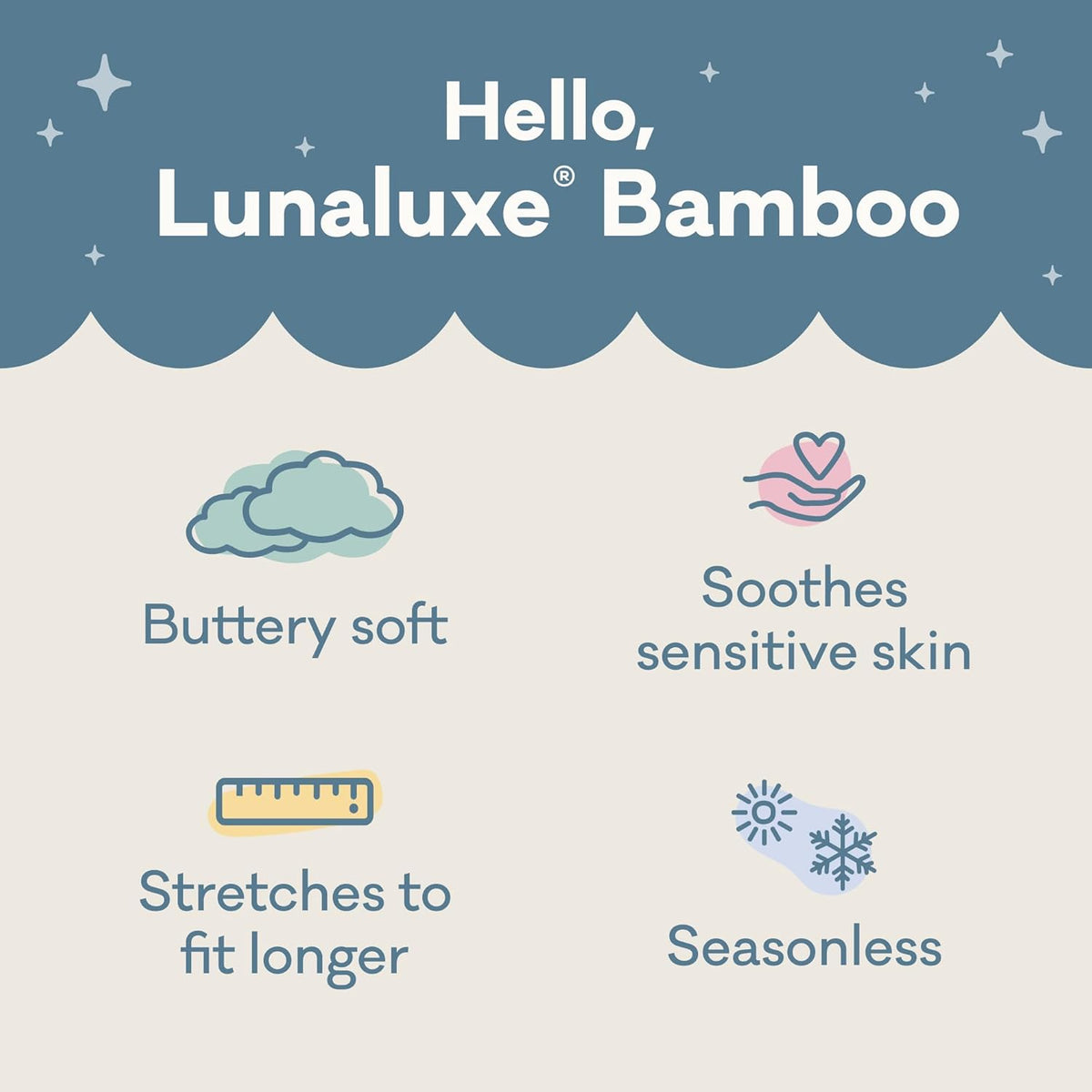 Little Sleepies Pajamas for Baby Boys & Girls, Viscose from Bamboo Baby Pajamas, Preemie & Newborn