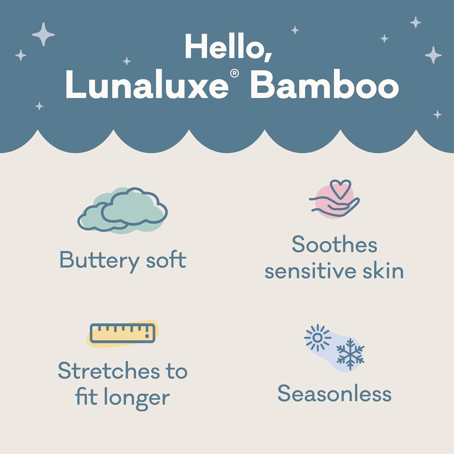 Little Sleepies Pajamas for Baby Boys & Girls, Viscose from Bamboo Baby Pajamas, Preemie & Newborn
