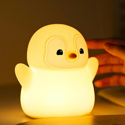 DREAMING MY DREAM Cute Penguin Night Light,LED Squishy Novelty Penguin Lamp,2 Levels Dimmable