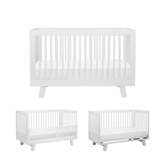 Babyletto Hudson 3-in-1 Convertible Baby Crib with Toddler Bed & Daybed Conversion - Easy to