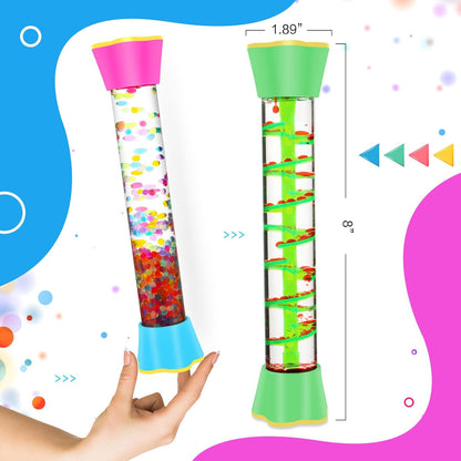 Sensory Fidget Tubes - Calm down Toys for Kids - Sensory Tubes for Calm Down Corner