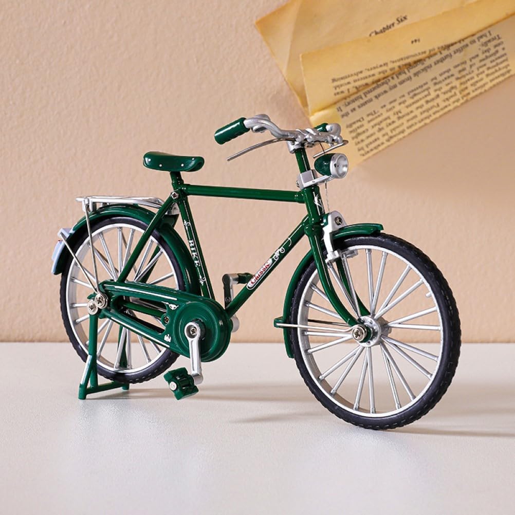 Miniature Alloy Bicycle Collections Bookshelf Decor, Metal Art Home Accessories, Desk Accessories