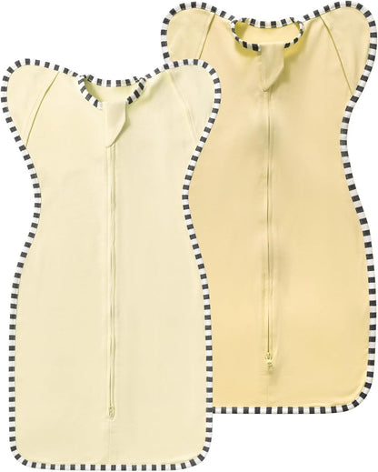 Baby Transition Swaddle 2-Pack, Newborn Sleep Sack, Arms Up Design (Arms In/Out), Infant Swaddle