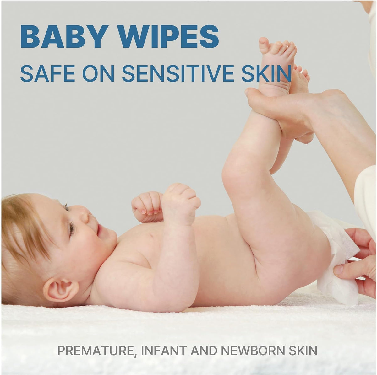 BEBESUP-Korea’s #1 Sensitive Baby Wipes -Hypoallergenic Water-based Unscented Alcohol-Free