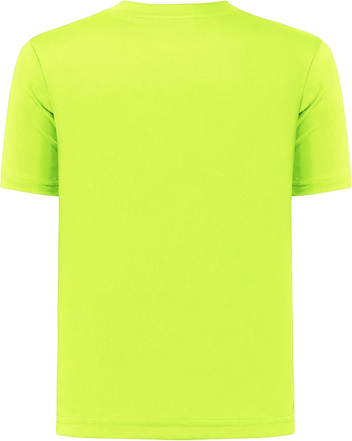 QBK 2T to Youth Neon Shirt Kids UPF 50+ Dry Fit Athletic Short Sleeve Rash Guard T Shirts for Boys