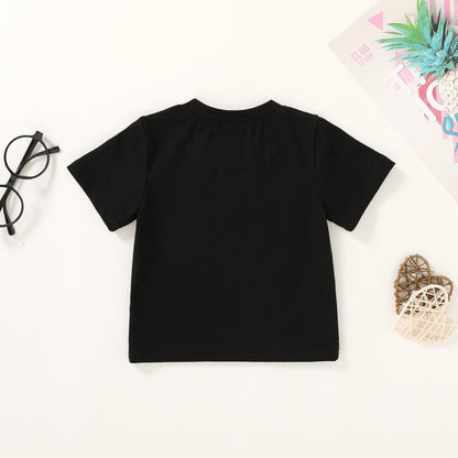 Happy Town Toddler Clothes Baby Boy Girl Smiley Face Shirt Short Sleeve T-Shirt Tee Summer Tops