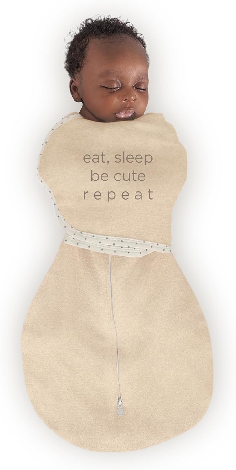 SwaddleDesigns 6-Way Omni Swaddle Sack Arms Up Swaddle for Newborn, More Options to Calm Startle
