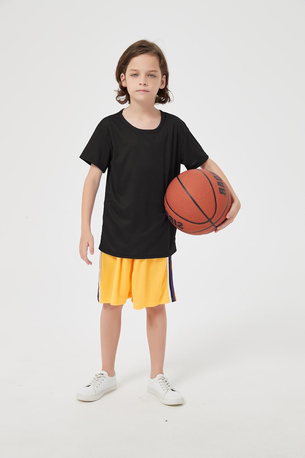 6-Pack Boys Athletic T-Shirts Quick Dry Short-Sleeve Tops Youth Moisture Wicking Running Sports