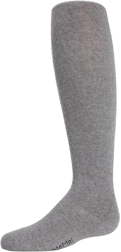 MeMoi Soft Pima Cotton Tights for Girls, Soft and Lightweight Opaque Tights for girls - Sizes 8 to