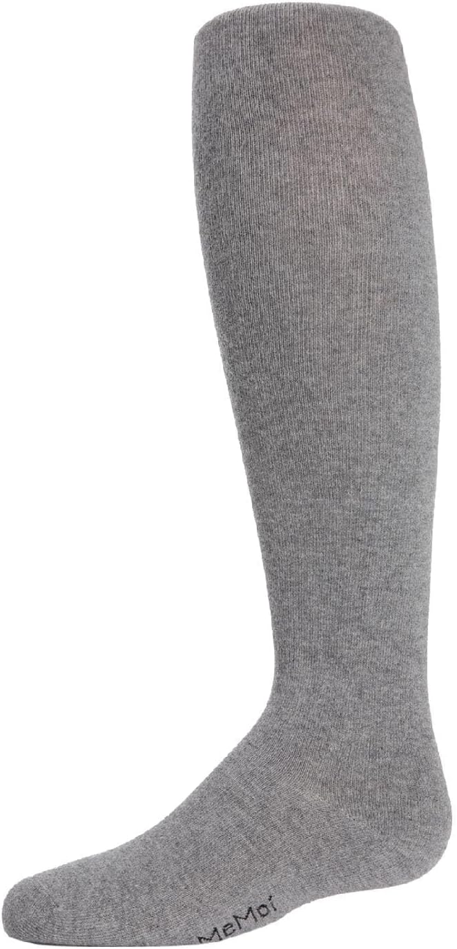 MeMoi Soft Pima Cotton Tights for Girls, Soft and Lightweight Opaque Tights for girls - Sizes 8 to