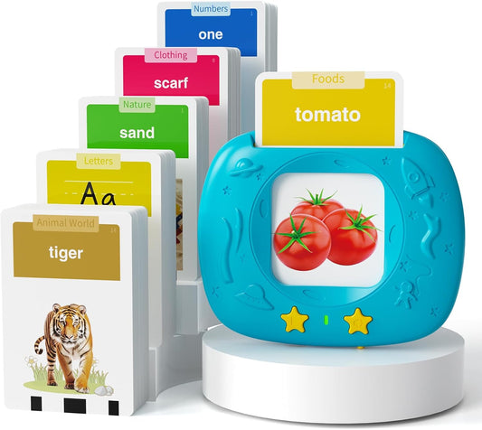 Toddlers Talking Flash Cards with American accent & 288 Sight Words, Speech Therapy Toys for 3 4 5