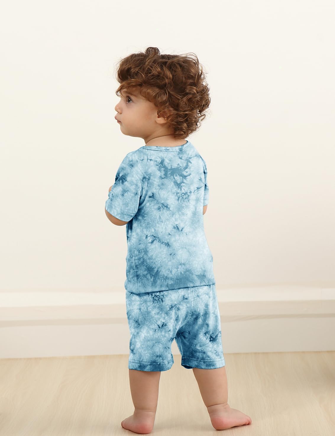 Jimonda Baby/Toddler Soft Sleepwear Short sleeve Kids Cool Pajama Outdoor 2-Piece Shirt&Shorts
