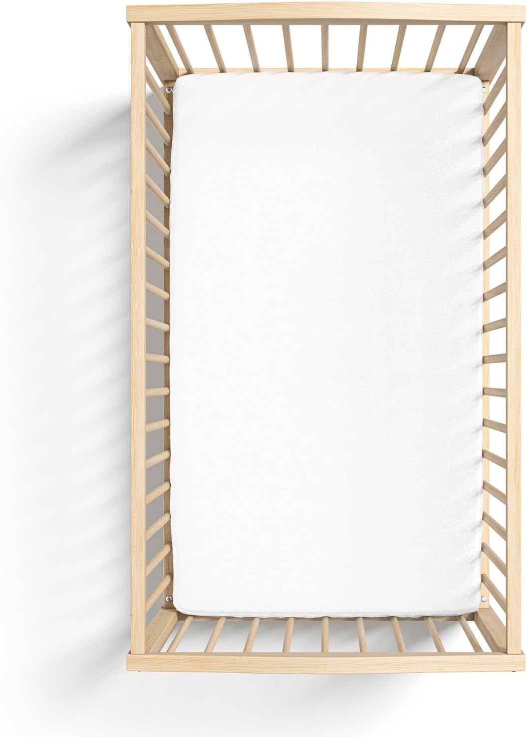 Organic All in One Crib Sheet and Mattress Protector - Waterproof Protectors - Reusable Washable