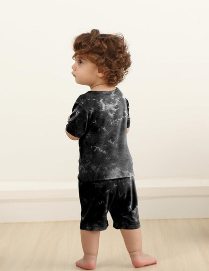 Jimonda Baby/Toddler Soft Sleepwear Short sleeve Kids Cool Pajama Outdoor 2-Piece Shirt&Shorts