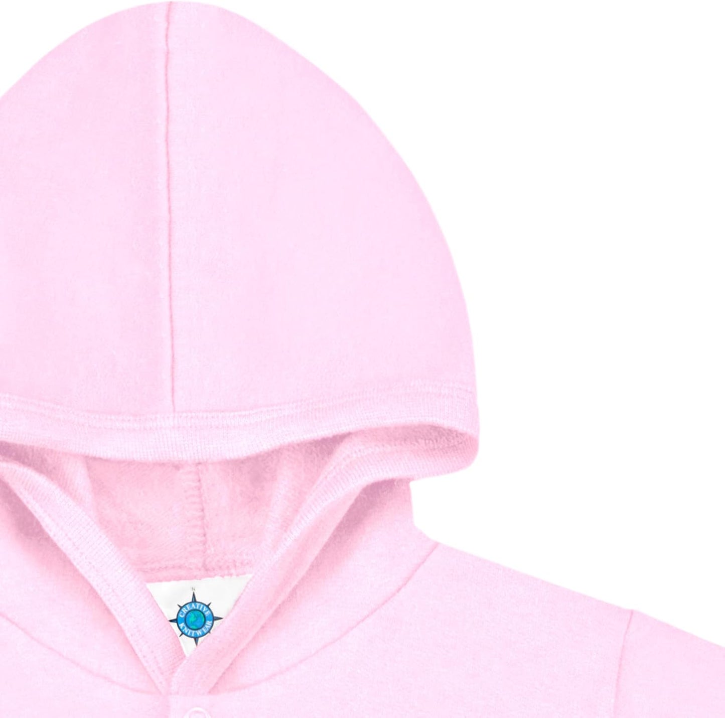 Creative Knitwear College Baby Snap Hooded Jacket - Team Logo, Multiple Colors, for Boys & Girls