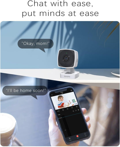 blurams 2.4G/5G Cameras for Home Security, 2K Pet Camera Indoor with Phone App, Foldable Security