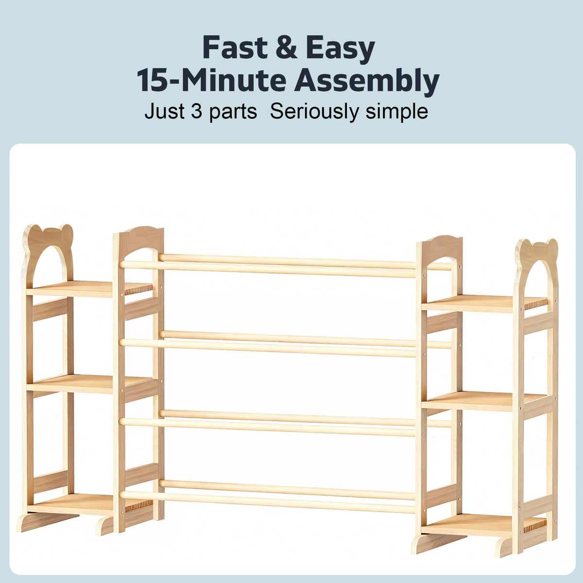 ZJFGPOT Toy Storage Organizer with 6 Shelves and 12 Bins, Toy Organizers and Storage Shelf with