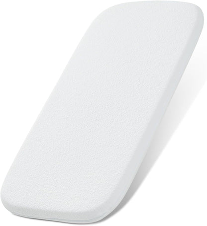 NeoBorn Baby Bassinet Mattress Pad, 32" x 18" Dual Sided Comfort Gel Memory Foam Mattress with