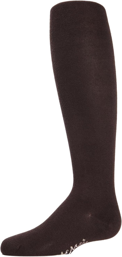 MeMoi Soft Pima Cotton Tights for Girls, Soft and Lightweight Opaque Tights for girls - Sizes 8 to