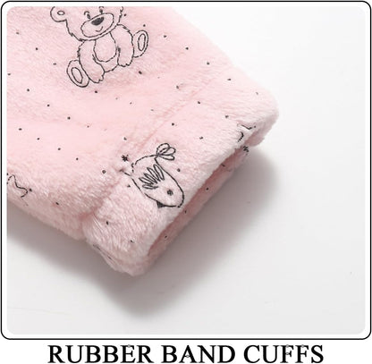 Toddler Fleece Jacket Baby Winter Coat Newborn Girl Hoodie Infant Boy Clothes 3T